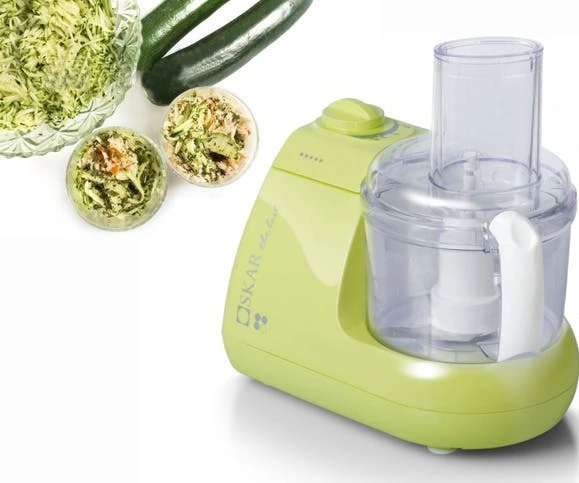 Bosch OSKAR The Best Start Küchenmaschine Weiß 600 Watt Behälter, Stahlmesser, Rezept – Bild 6