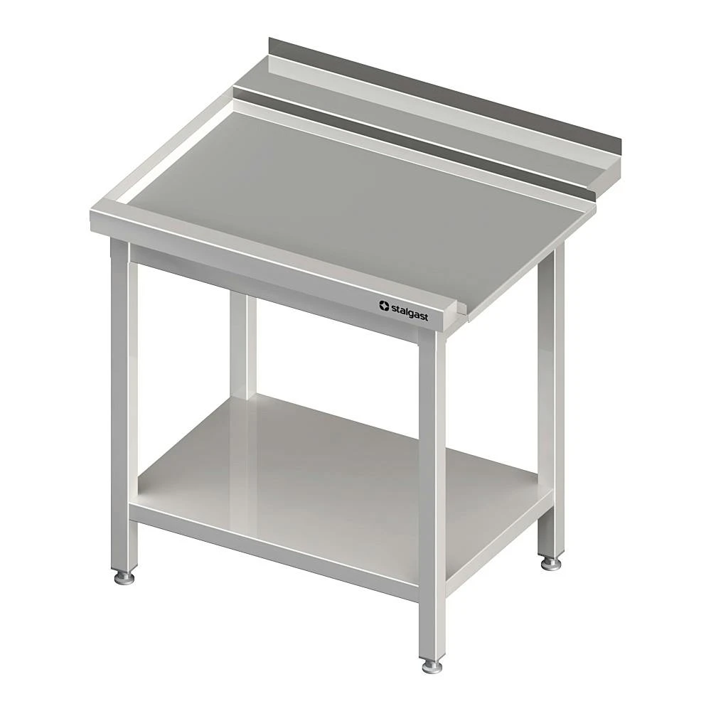 Stalgast Edelstahl Ablauftisch Auf 2 Beinen, 1000 Mm Breit, Anbauseite Rechts – Bild 7