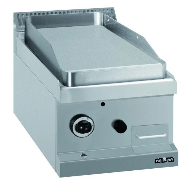 MBM Auftisch-Gas-Grillplatte , Stahl Glatt 11,0 KW – Bild 3