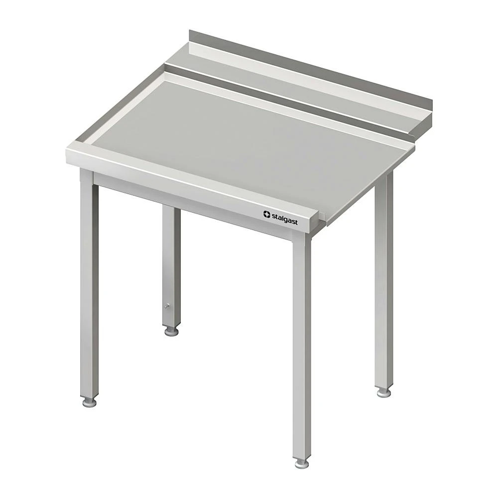 Stalgast Edelstahl Ablauftisch Mit 20 Cm Aufkantung, 1000 Mm Breit, Anbauseite Links – Bild 3