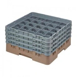 Cambro Gläserspülkorb Beige Mit 25 Fächern Max Glashöhe 21,5cm. Dieser Gläserspülkorb Bietet