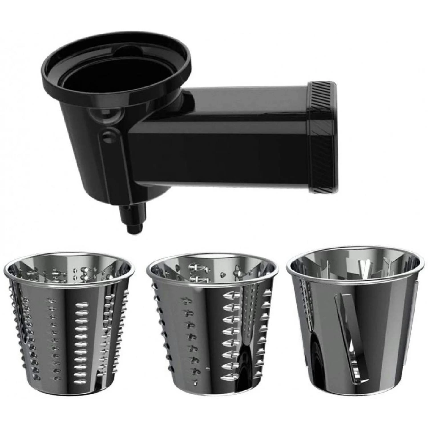 Cecotec Twist&Fusion Meat Zubehör Für Lebensmittelzerkleinerer Mit Drei Mahlscheiben Und Zubehör Für Würstchen Und Kekse. Kompat – Bild 2