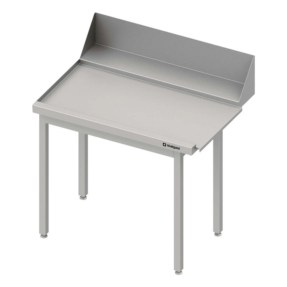 Stalgast Edelstahl Ablauftisch Mit 20 Cm Aufkantung, 1000 Mm Breit, Anbauseite Links – Bild 7