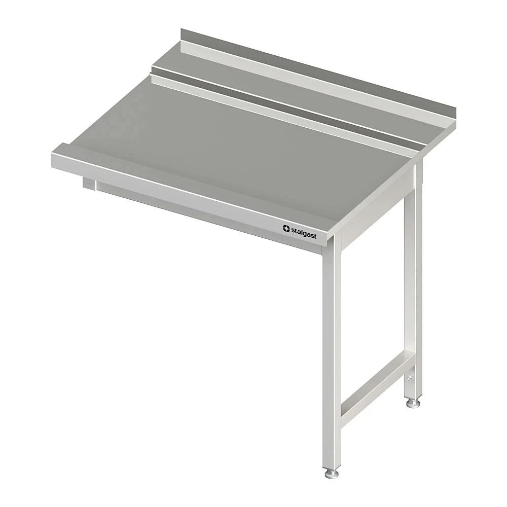 Stalgast Edelstahl Ablauftisch Auf 2 Beinen, 1000 Mm Breit, Anbauseite Rechts – Bild 3