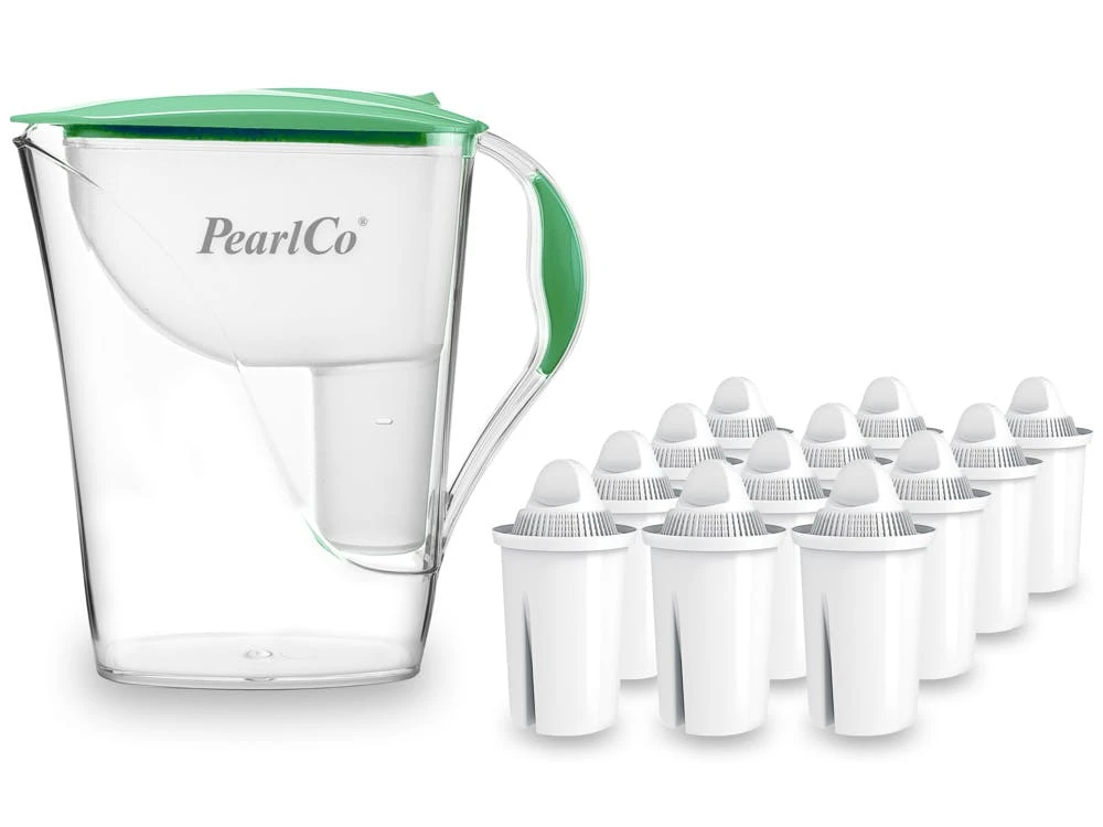 Glas-Wasserfilter Mint Inkl. 12 Universal Filterkartuschen – Bild 5