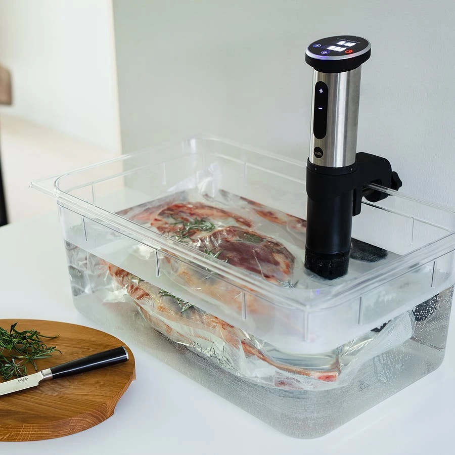 WILFA Sous Vide Zirkulator, 1200W, Maximale Kapazität 30L, SVS-1200S, Schwarz – Bild 3