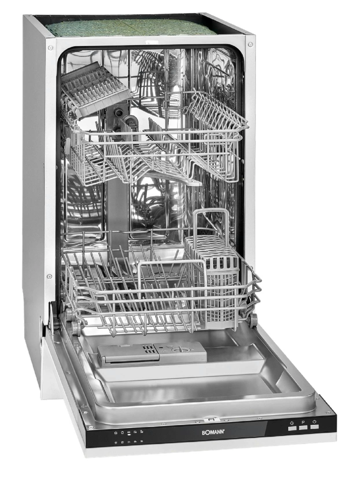 Bomann Gspe 7415 VI Geschirrspüler 45cm Vollintegriert 9 Gedecke – Bild 6