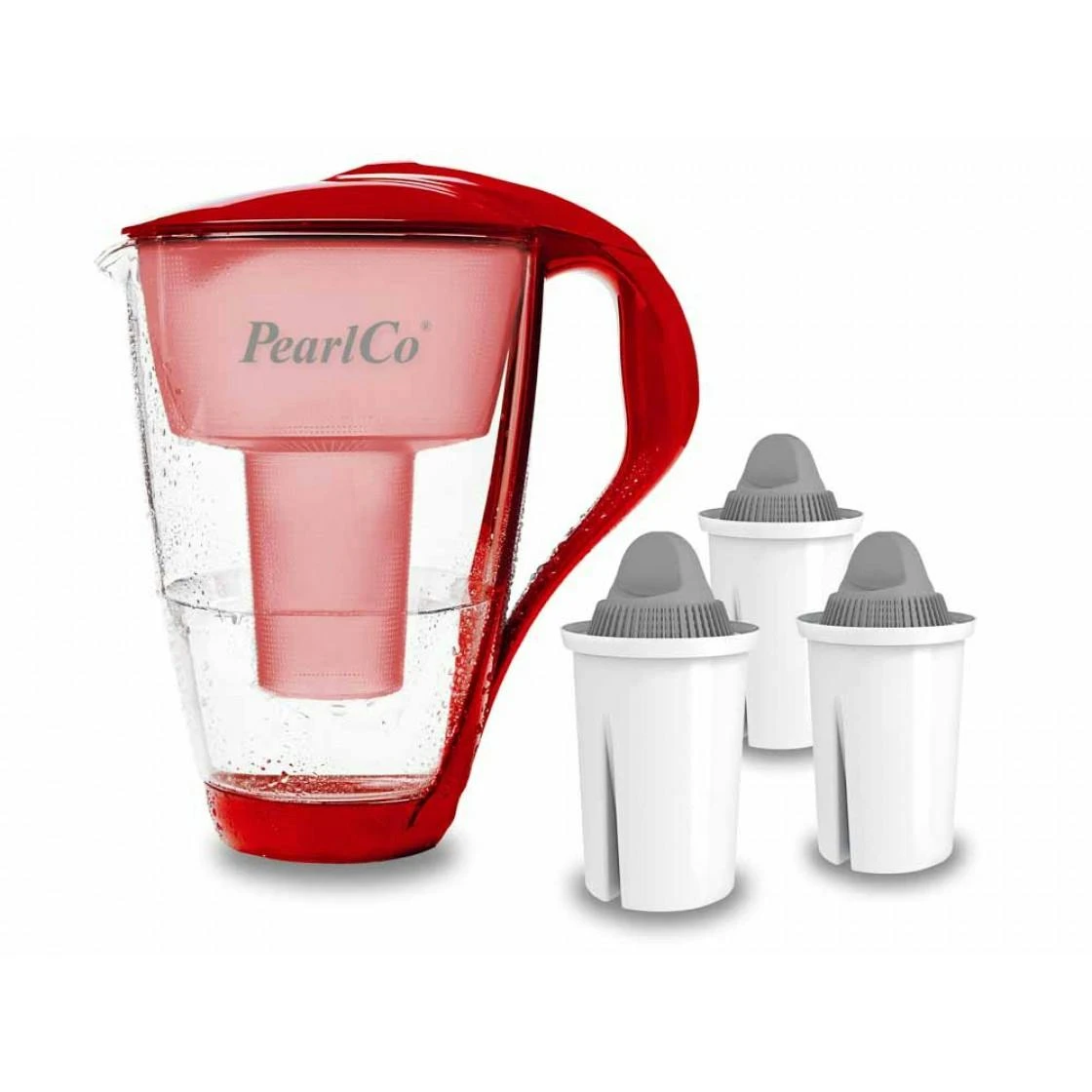 Glas-Wasserfilter Schwarz Inkl. 3 Protect+ Filterkartuschen – Bild 3