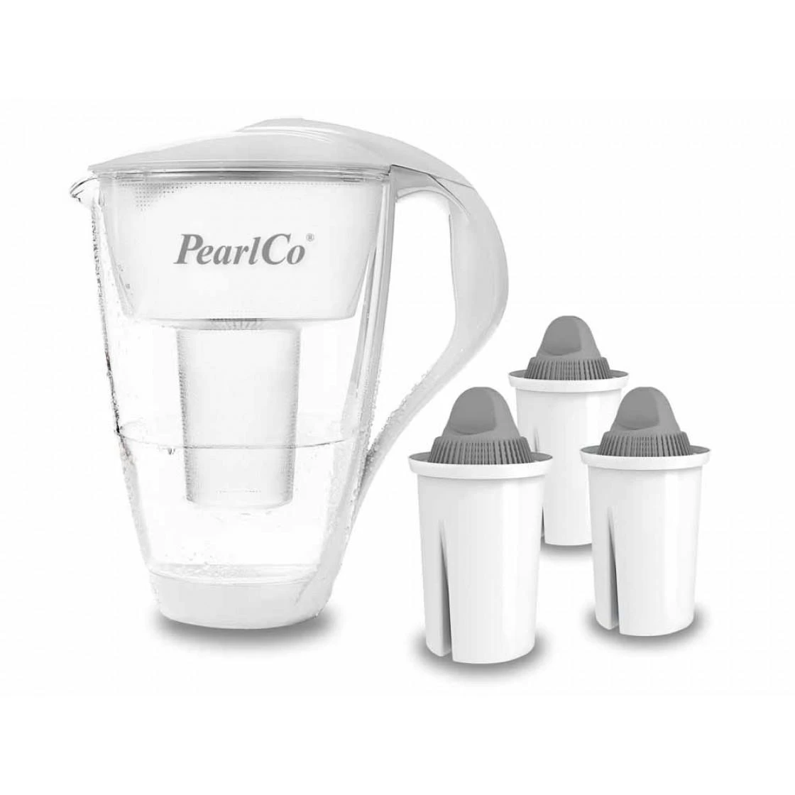 Glas-Wasserfilter Schwarz Inkl. 3 Protect+ Filterkartuschen – Bild 2