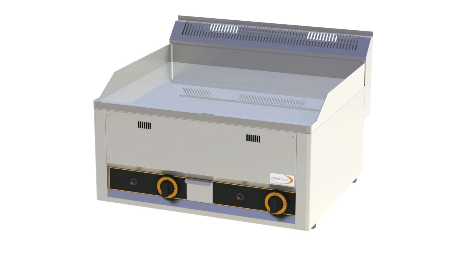 Cookmax Gas-Grillplatte 1/2 Gerillt 1/2 Glatt 2 Heizzonen 660 X 600 X 290 Mm – Bild 5