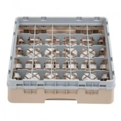 Cambro Gläserspülkorb Beige Mit 25 Fächern Max Glashöhe 9,2cm. Dieser Gläserspülkorb Bietet