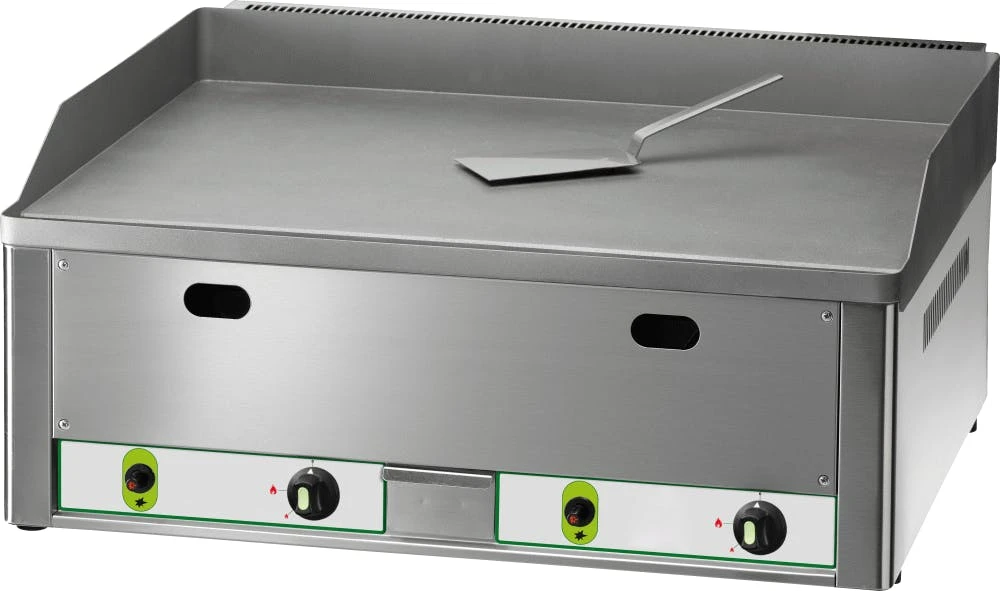 Cookmax Gas-Grillplatte 1/2 Gerillt 1/2 Glatt 2 Heizzonen 660 X 600 X 290 Mm – Bild 6
